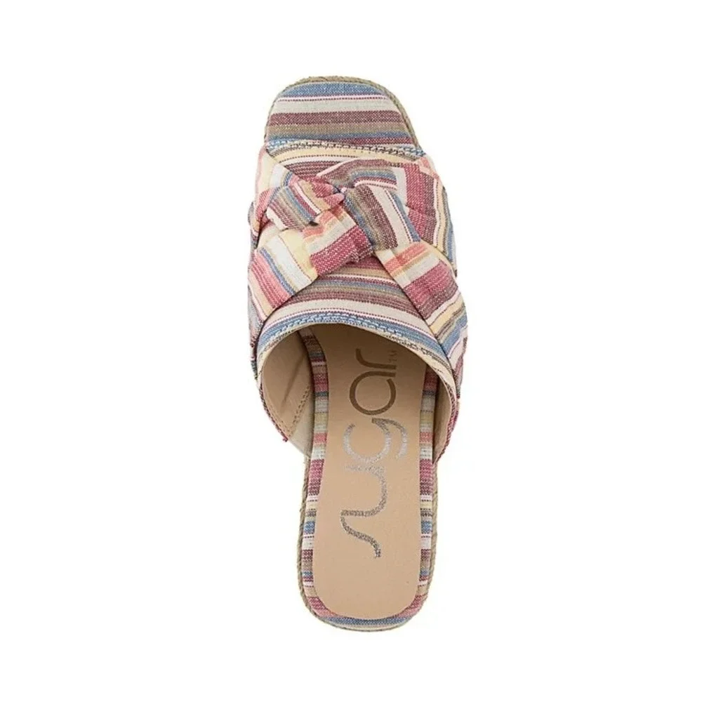 Sugar espadrille wedge